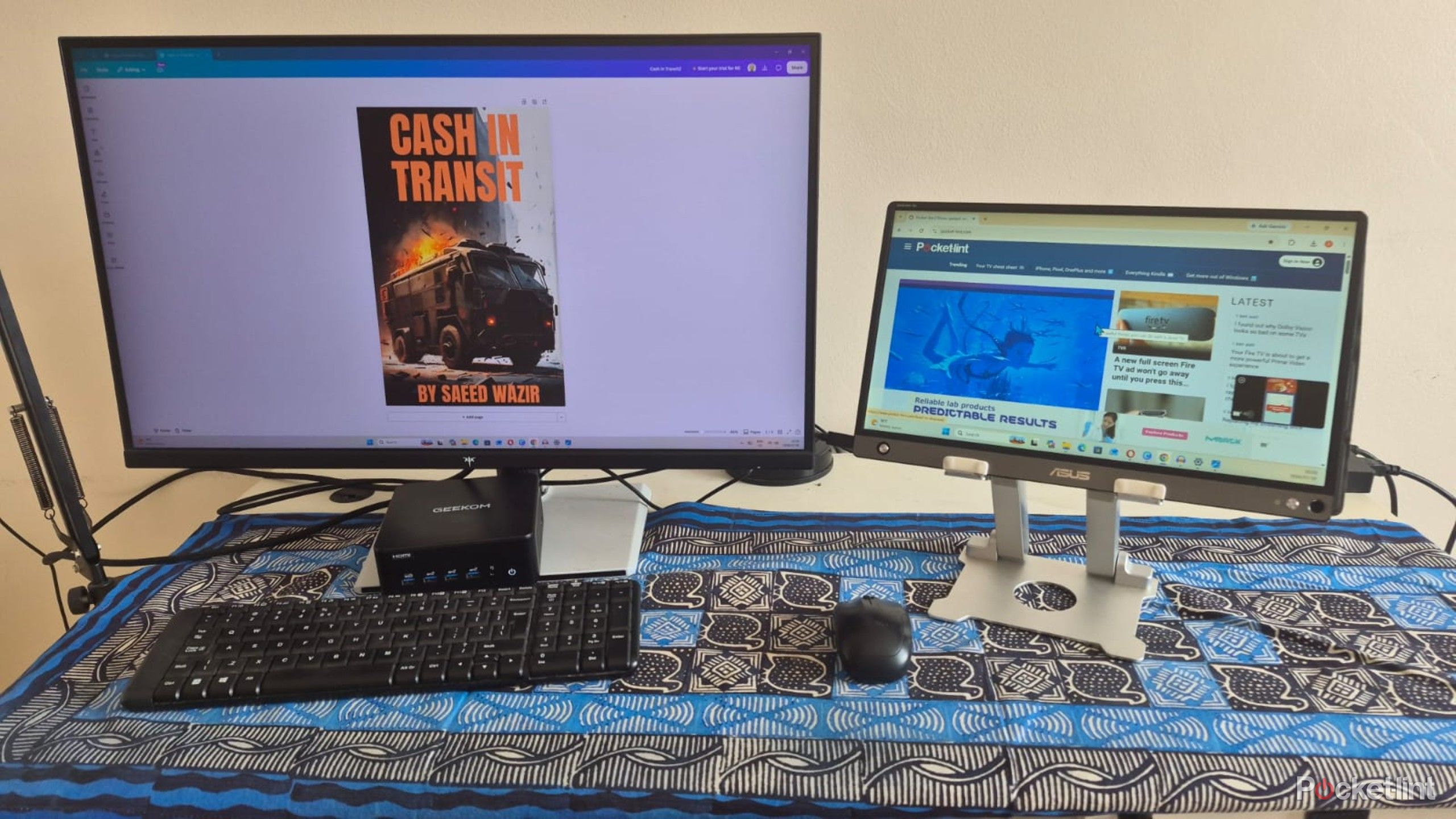 Geekom IT13 Max dual monitors 2