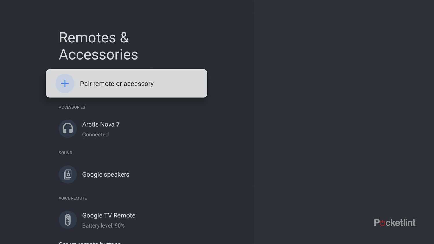 Google TV Streamer Bluetooth audio.