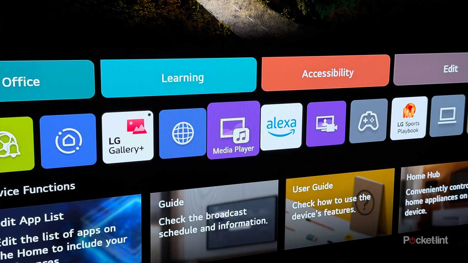 Media Player app on LG TV.