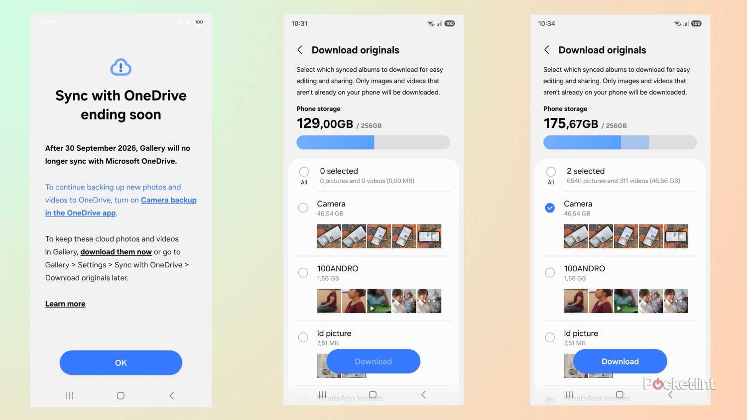 OneDrive download all