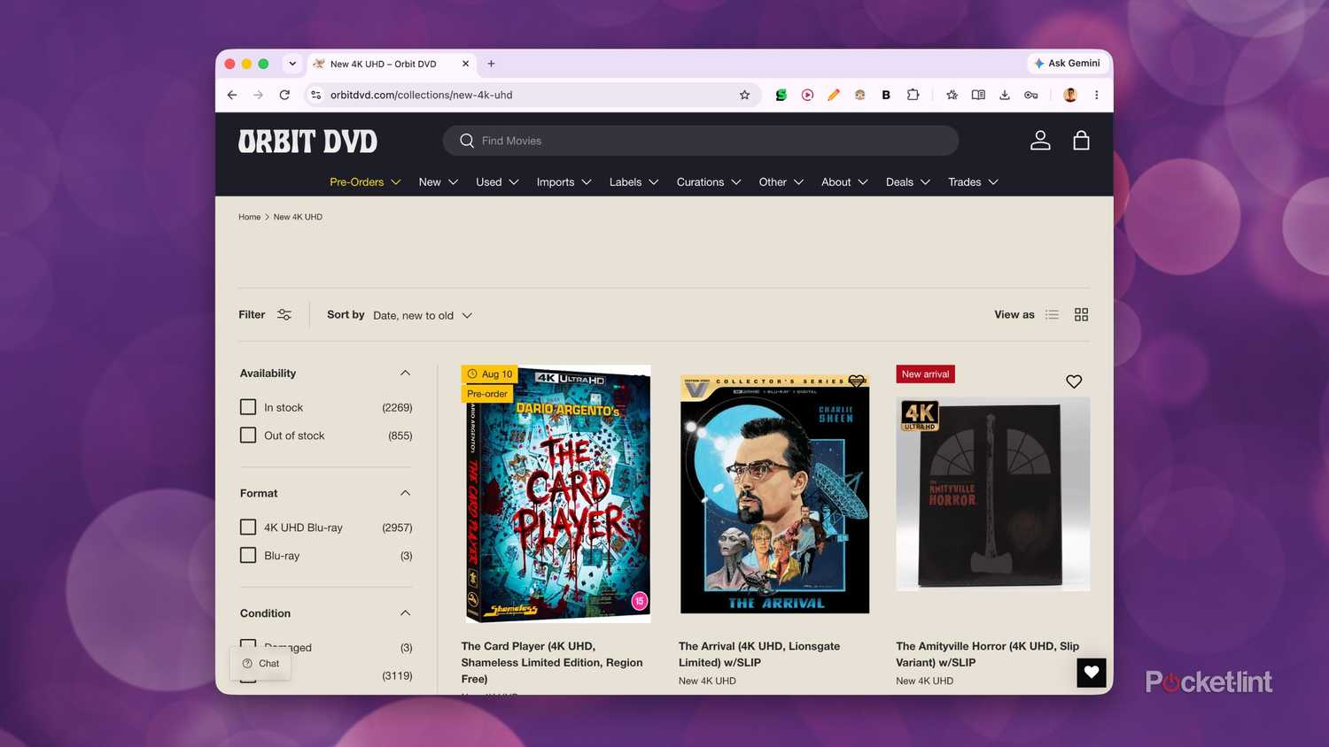 Orbit DVD screenshot