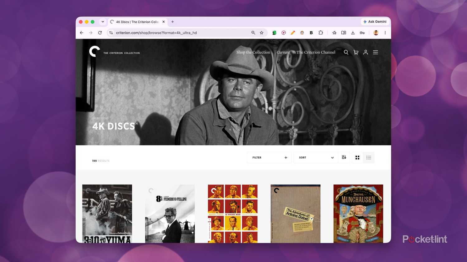 The Criterion Collection screenshot