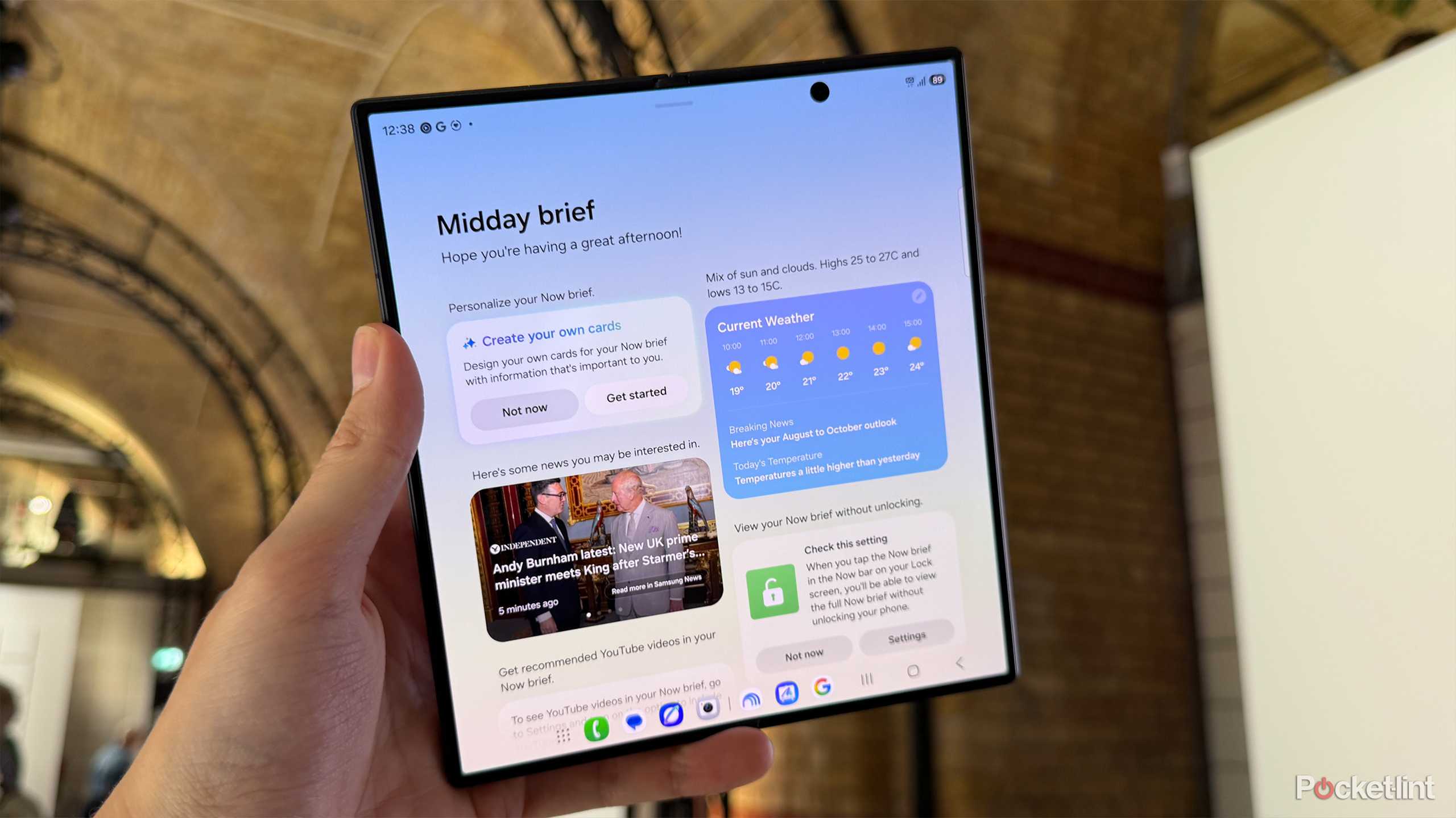 Galaxy Z Fold 8 Ultra display.