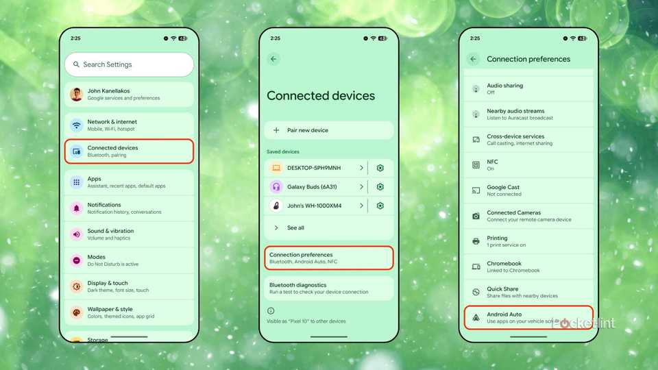 Add shortcut Android Auto screenshots 1