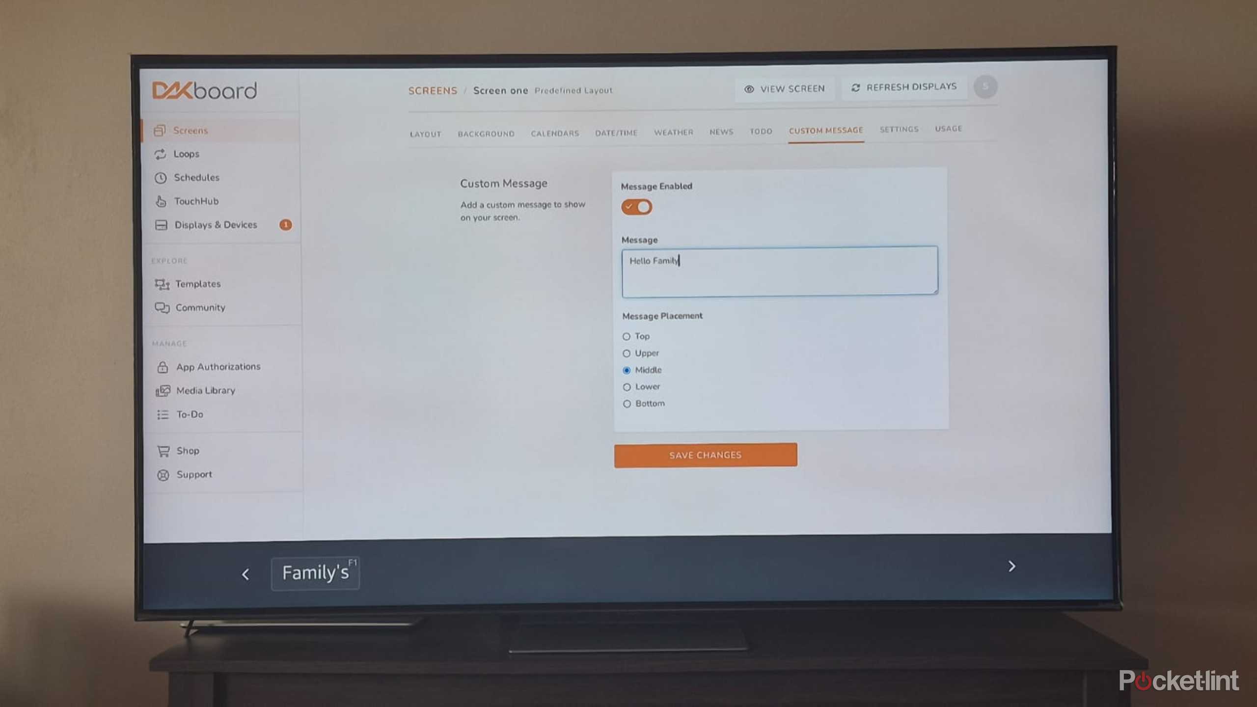 DBmessage