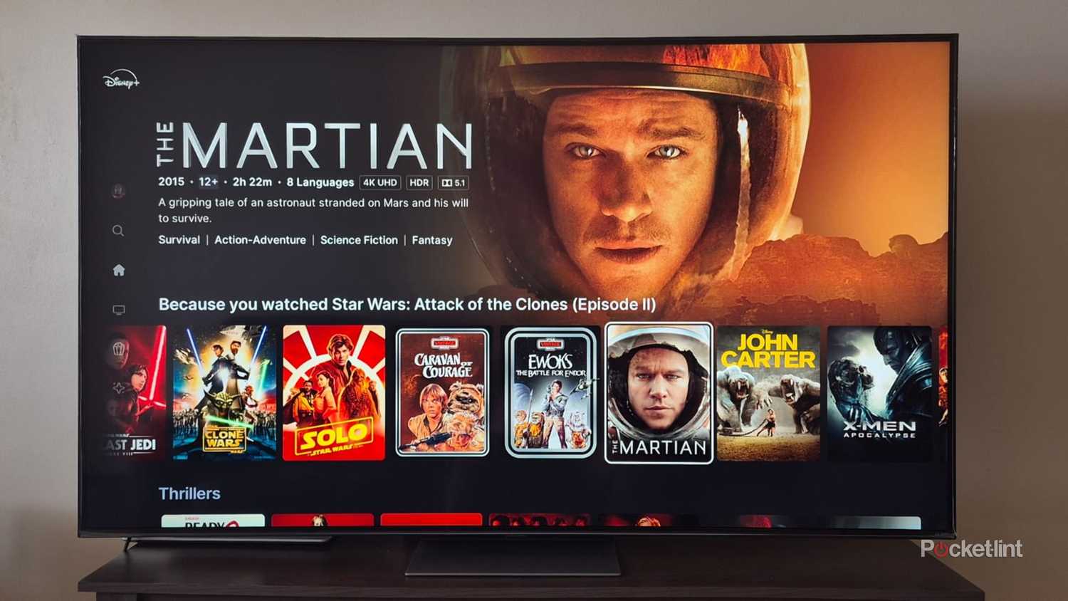 Disney+ on an LG TV