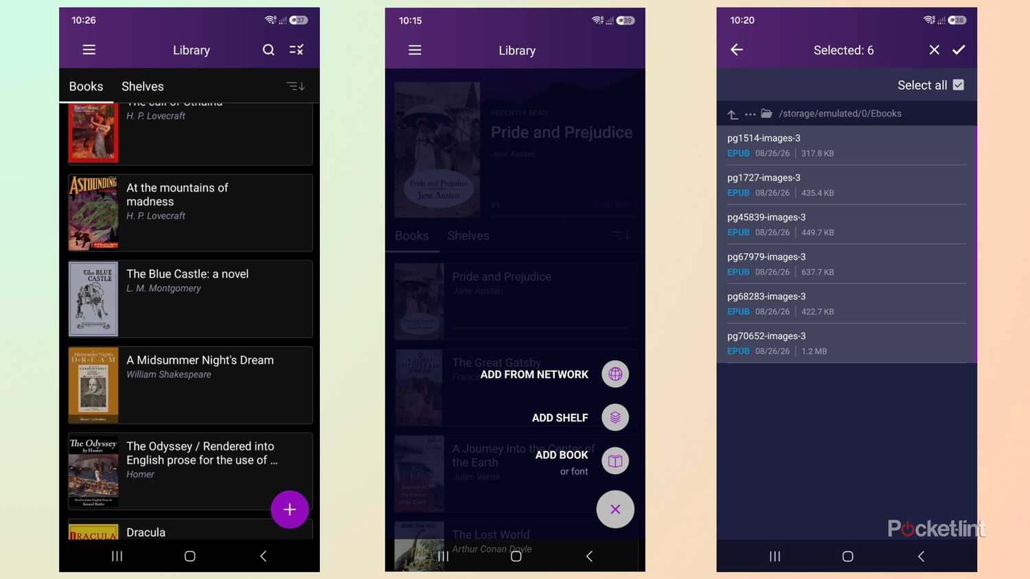 eBoox e-book reader app