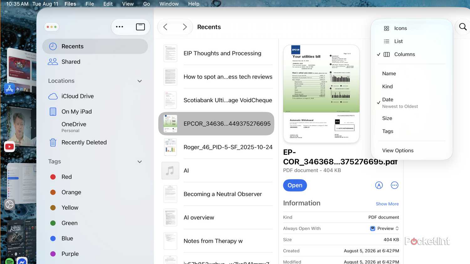 The iPadOS 27 Files app.