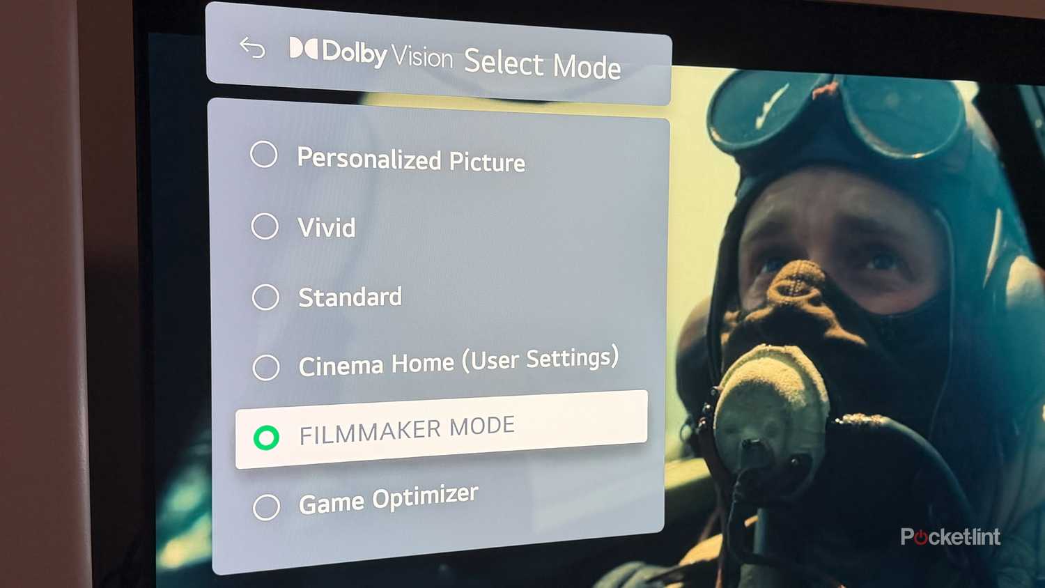 Filmmaker Mode on LG TV.