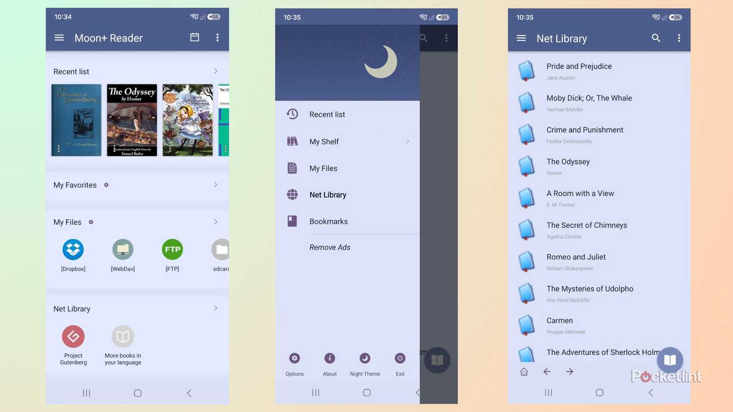 Moon+ e-reader app