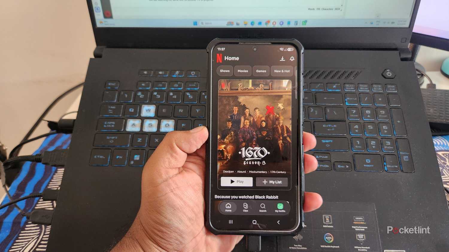 Netflix on aphone