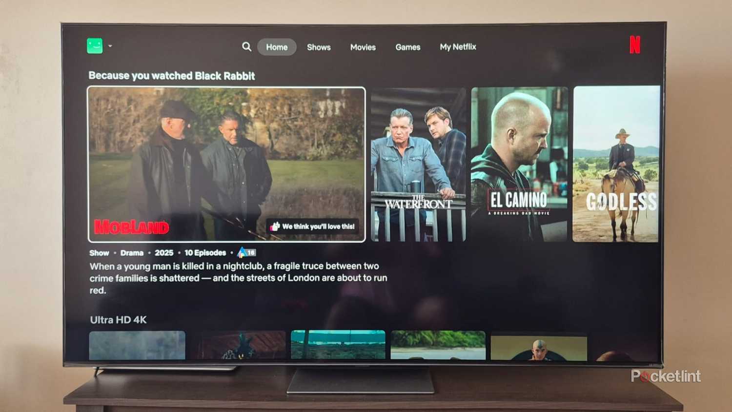 Netflix on an LG TV