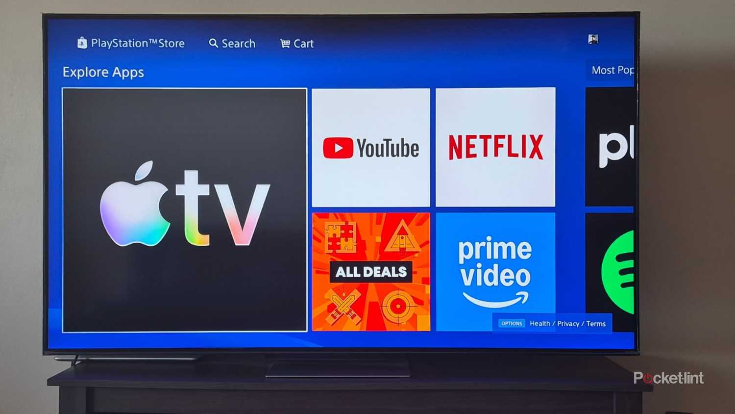 PS4 media apps