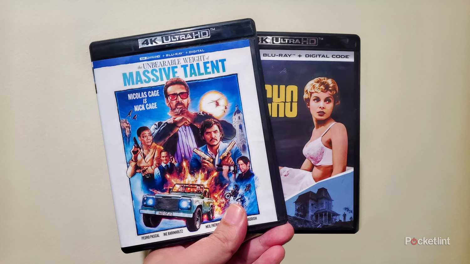 The Unbearable Weight of Massive Talent & Psycho 4K Blu-rays