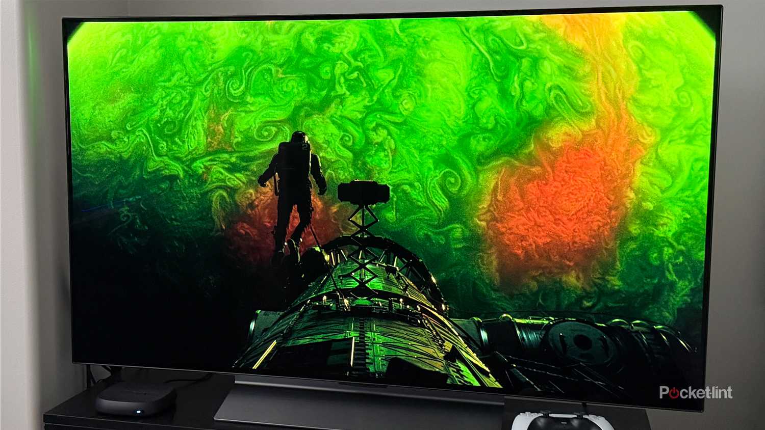 Project Hail Mary playing on an LG TV.