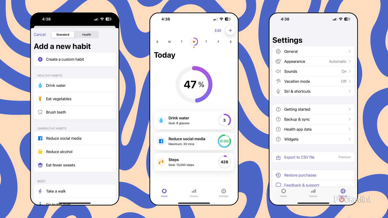 Awesome Habits: Habit Tracker screenshots