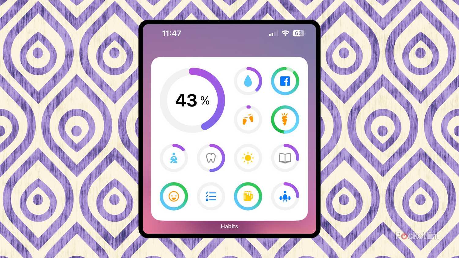 Awesome Habits: Habit Tracker widget screenshot