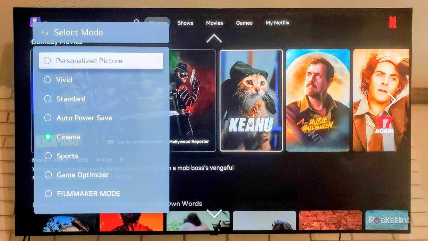 LG OLED picture mode settings