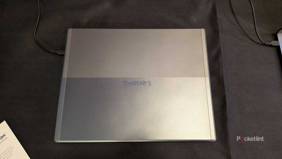 The underside of an unextended Project Swan laptop.
