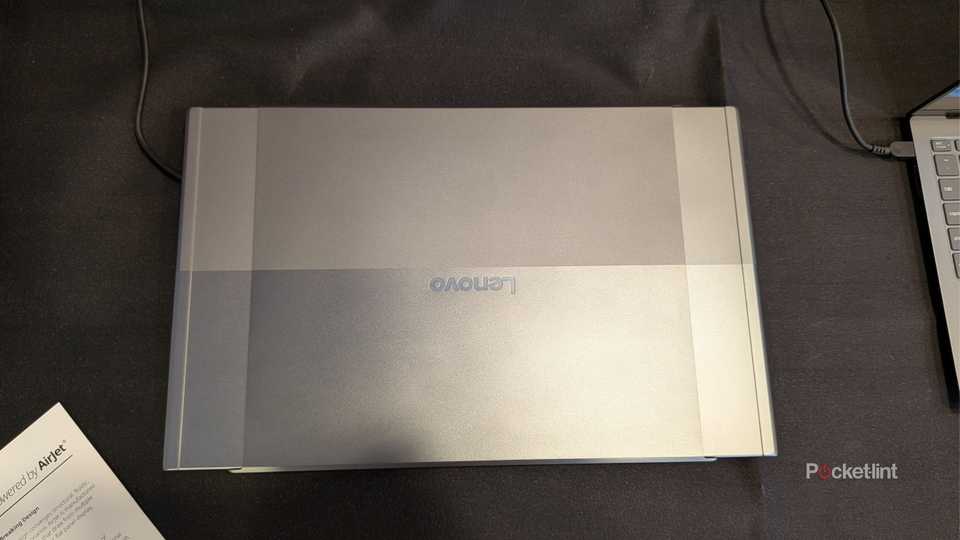 An extended Project Swan laptop.