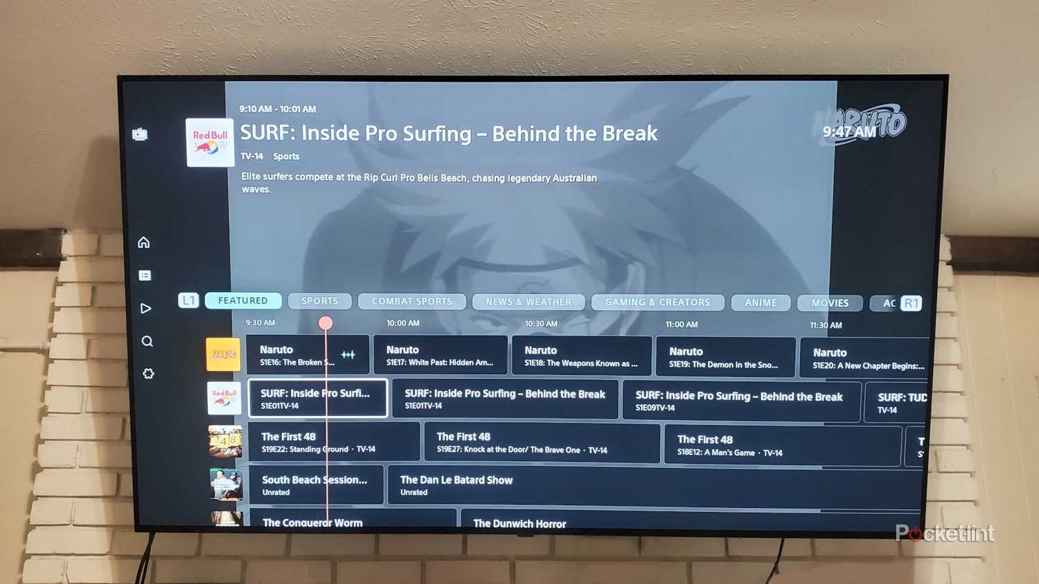 Sony's Live TV for PS5
