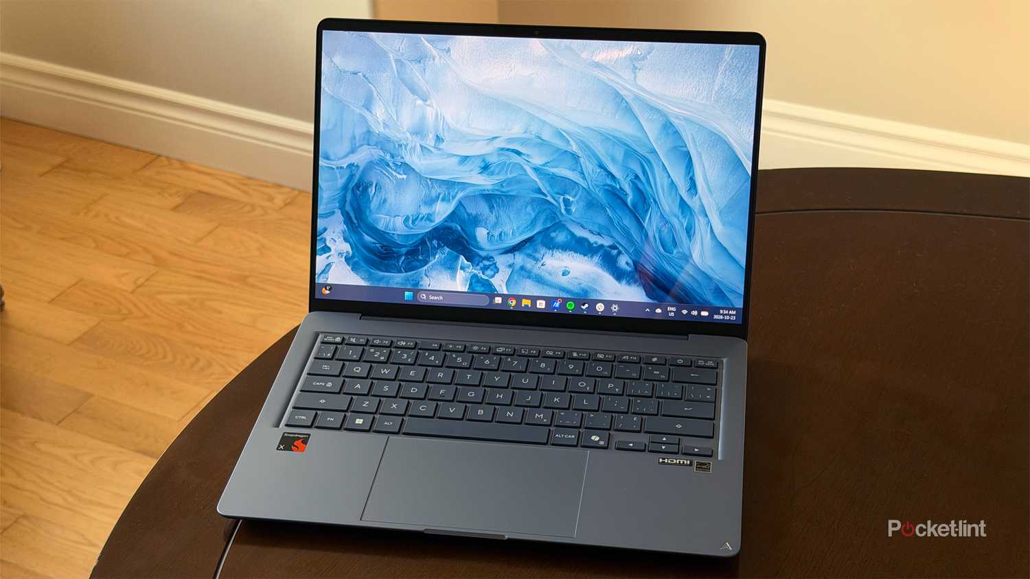 Asus Zenbook 14 on table.