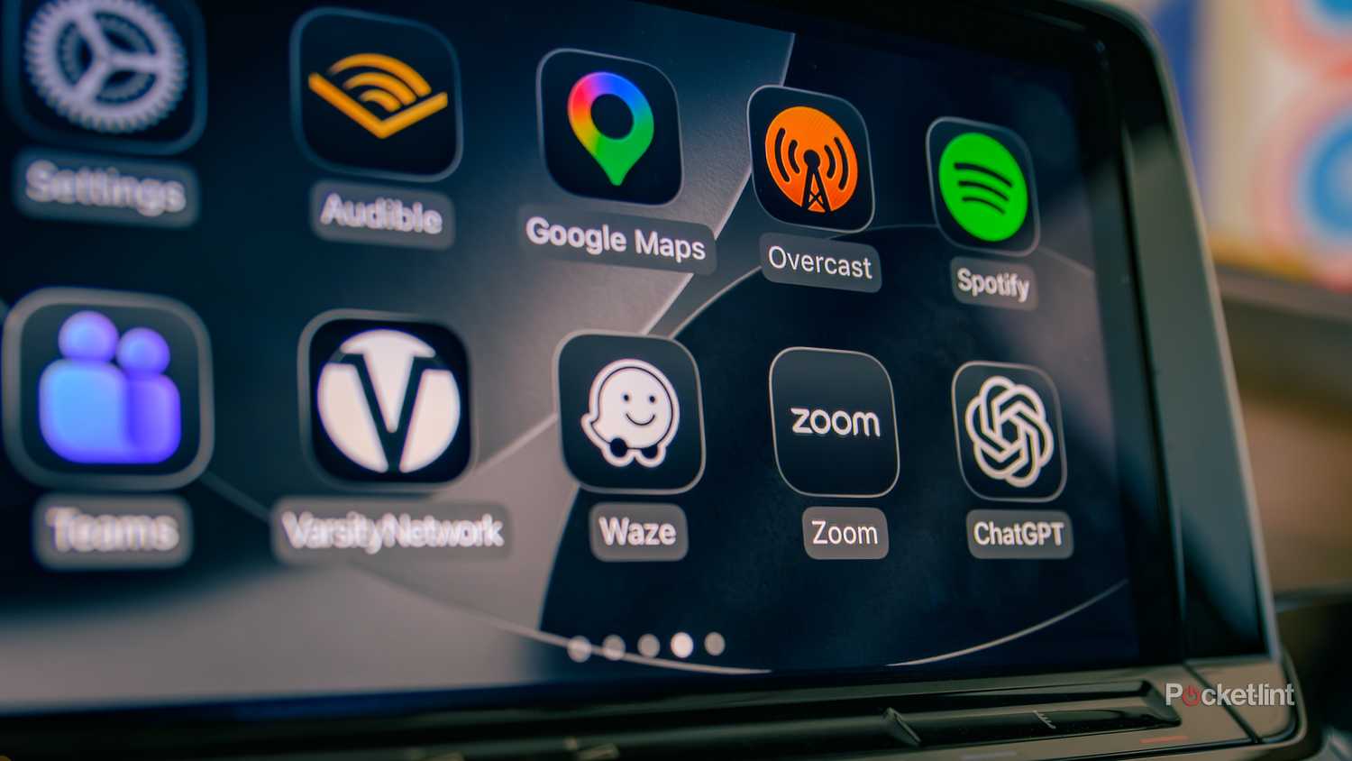 A still photo of the Apple CarPlay app screen.