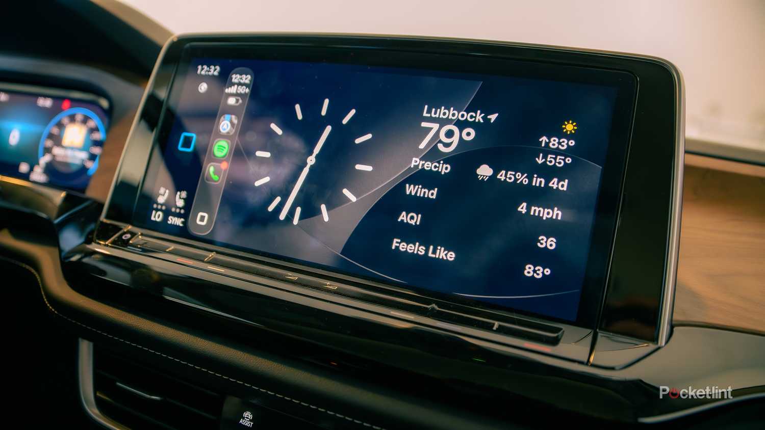 A still photo of the CarPlay widget screen.
