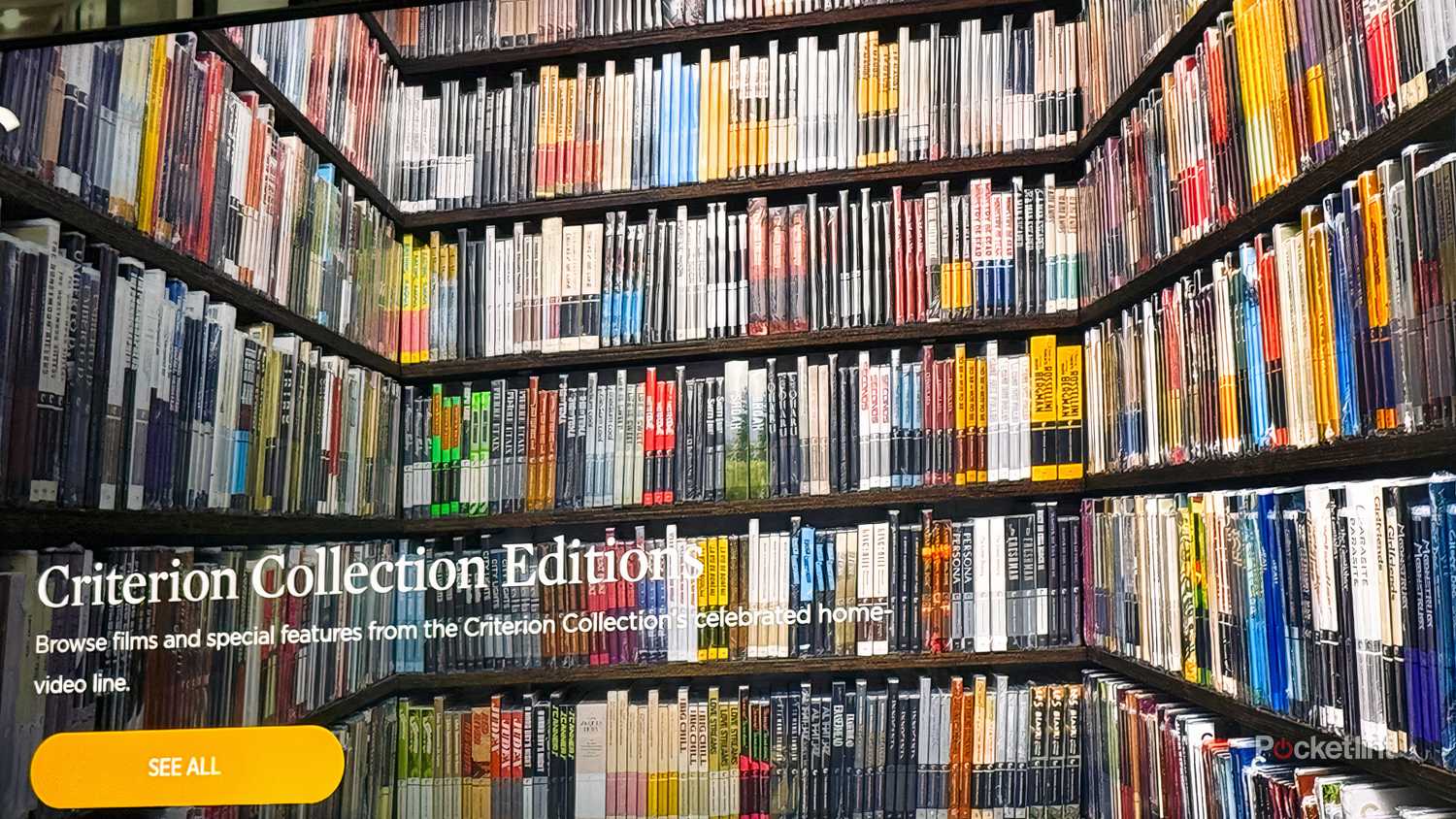 Screen from the Criterion Channel for Criterion Collection editions.