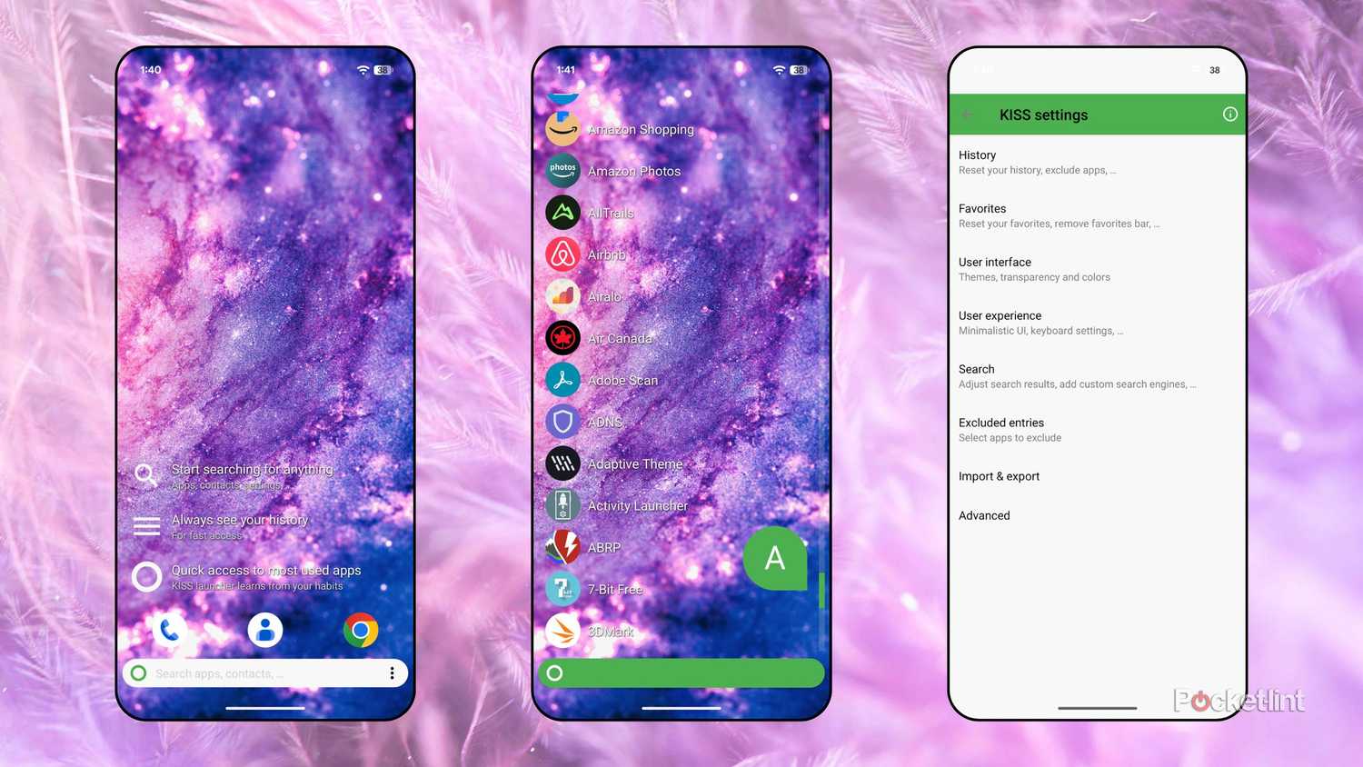 KISS Launcher screenshots