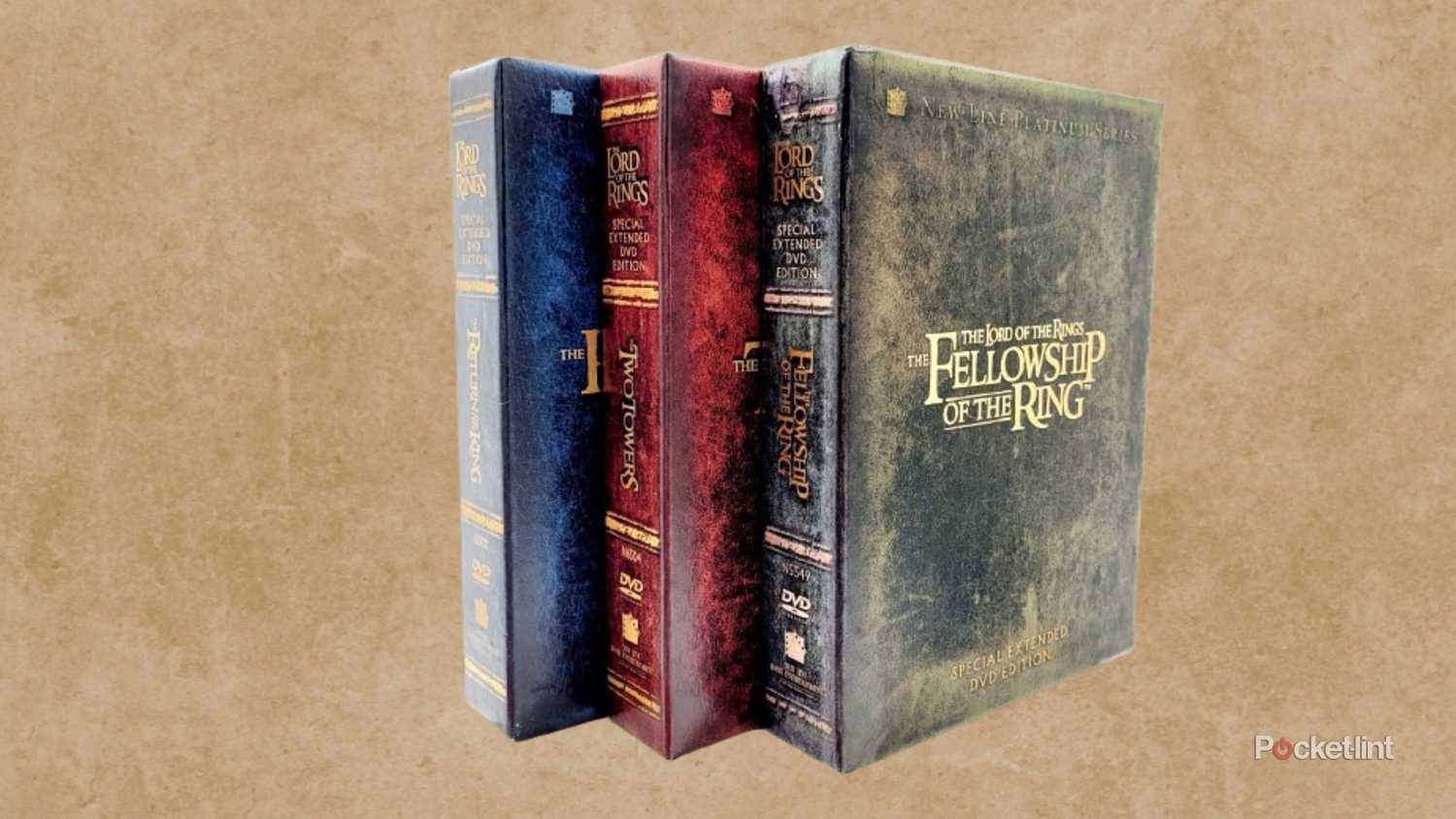 The Lord of the Rings special edition DVDs.