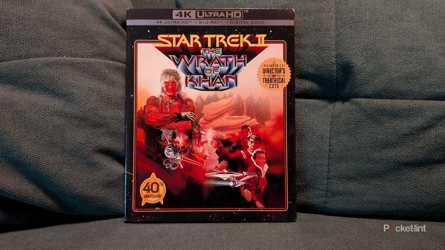 Star Trek II: The Wrath of Khan on 4K Blu-ray.