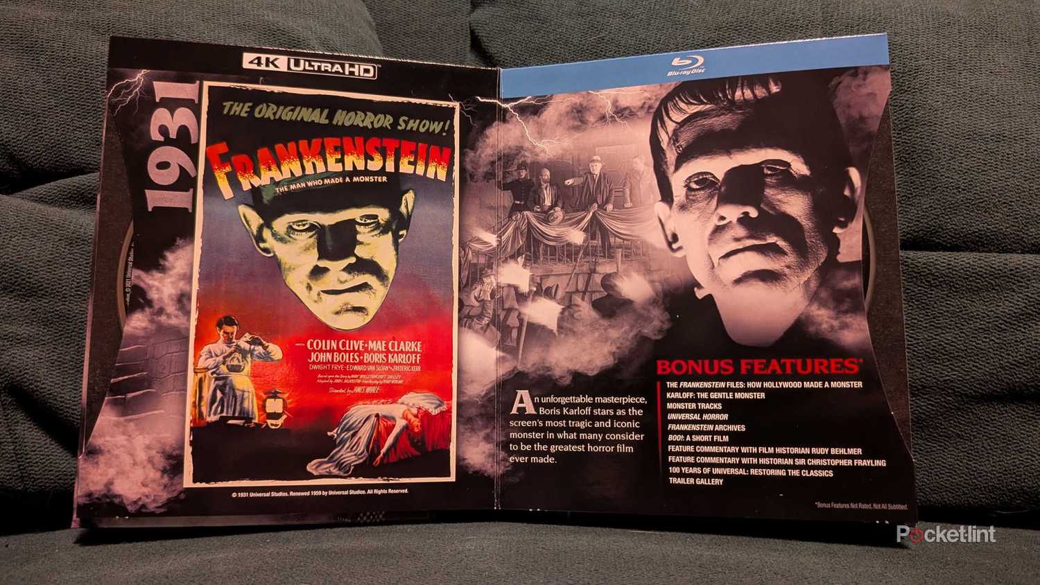 The Frankenstein Blu-ray and 4K Blu-ray box set.