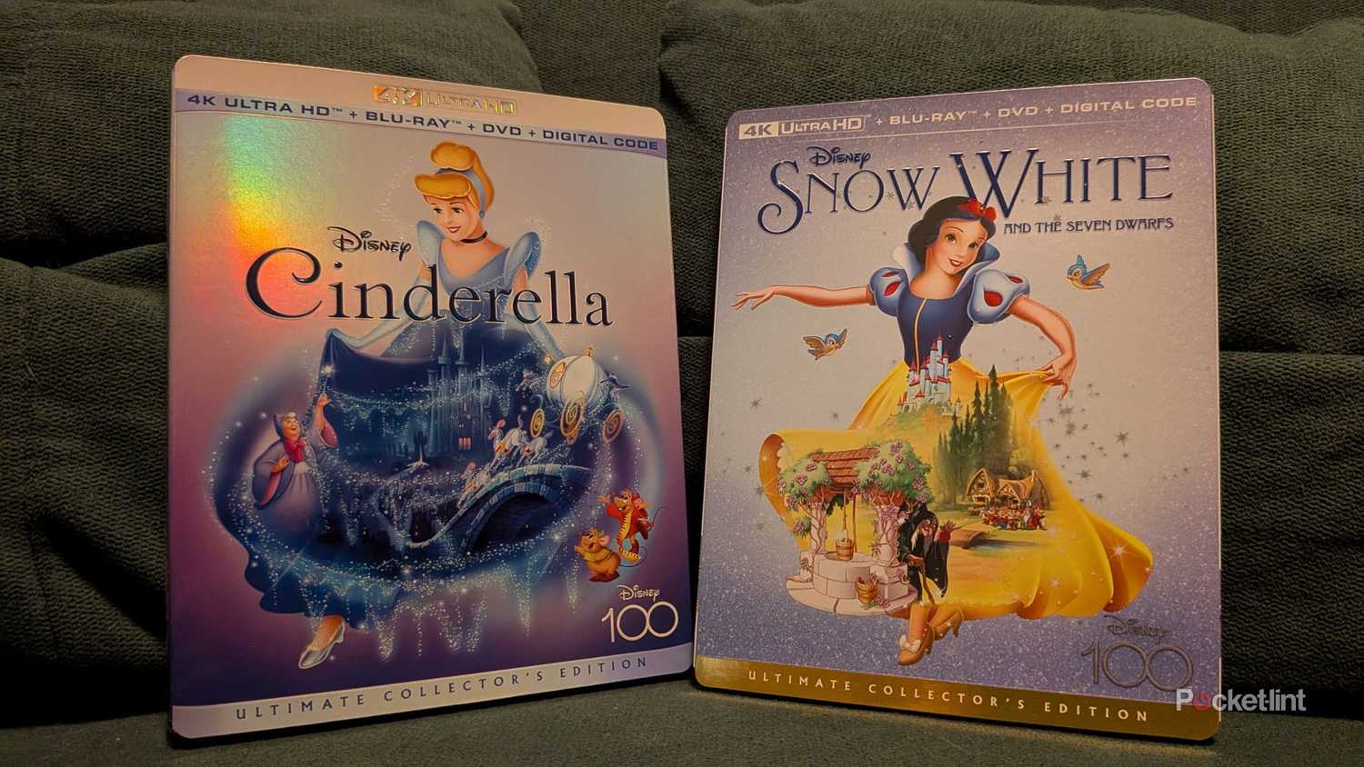 Cinderella and Snow White on 4K Blu-ray.