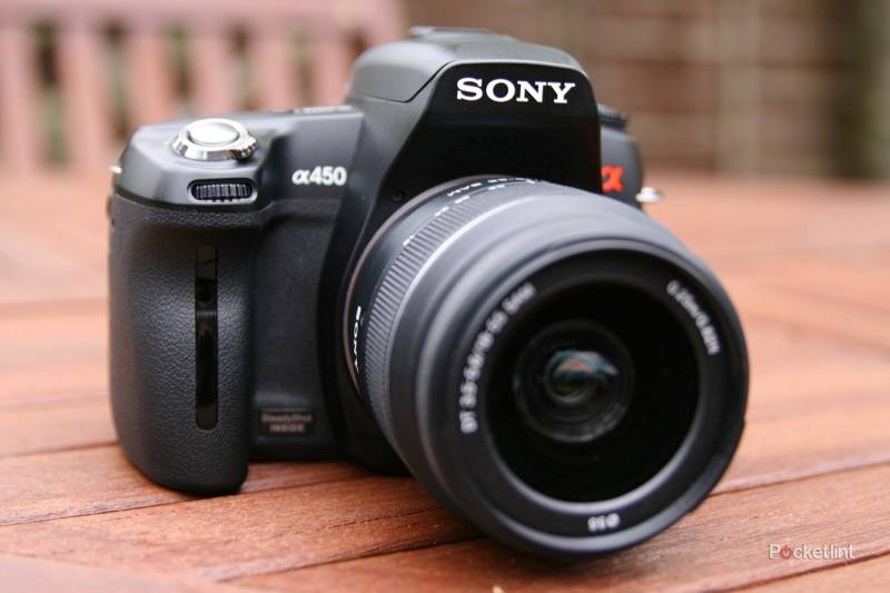 Sony Alpha 450 DSLR camera