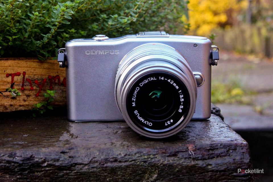 OLYMPUS PEN mini E-PM1 BROWN 専用カバーストラップ付